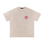 Girls Do Yoga Double Print Washed Oversized T-Shirt - Image 3