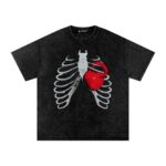 X-Ray Washed Oversized T-Shirt