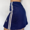 Diamond Striped Slit Skirt Dark