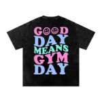 Gym Day Washed Oversized T-Shirt