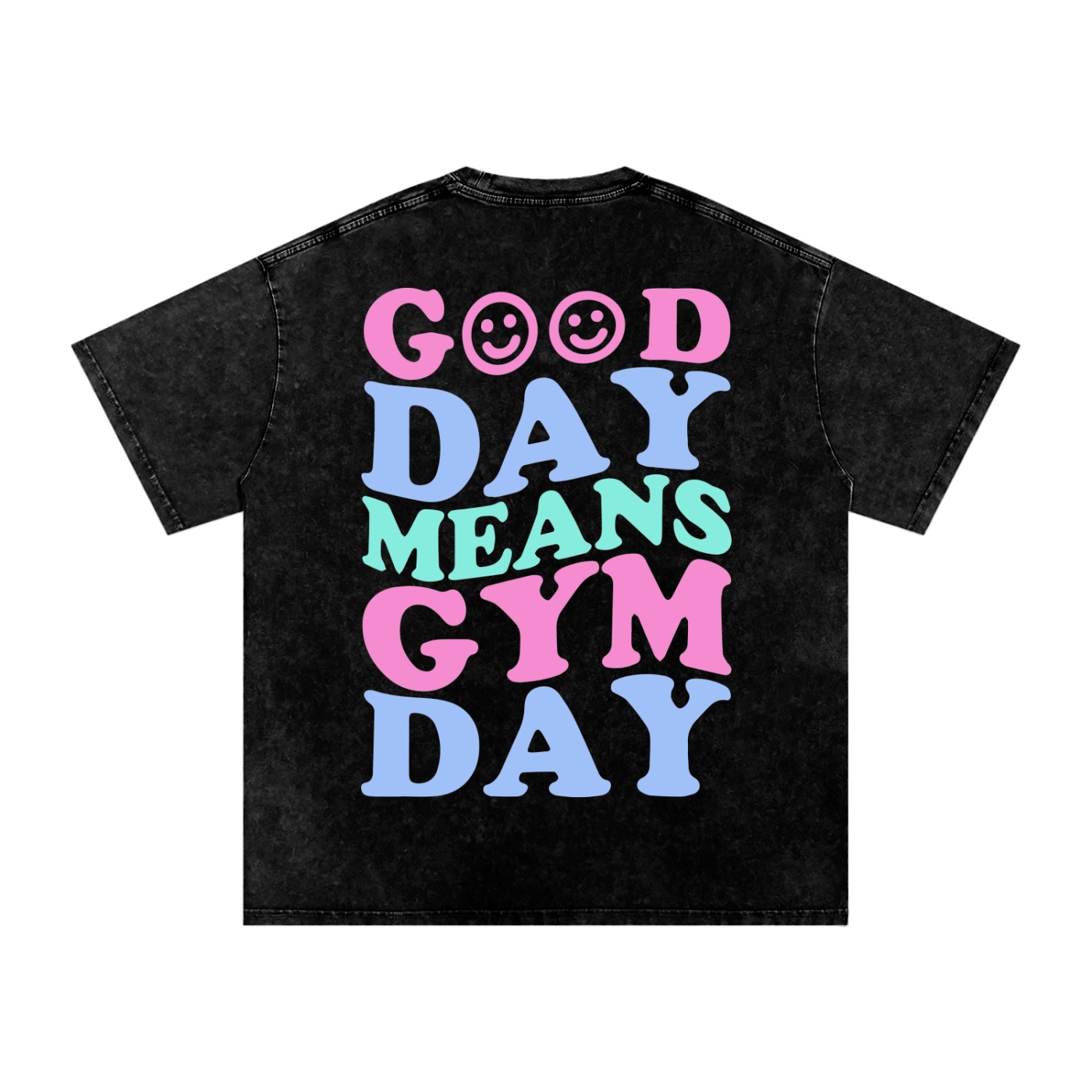 https://ajmall-vc-public-bucket.oss-us-west-1.aliyuncs.com/hugepod/material/custom_printing/213df55214d440eea4b2aea4f6655182.png Gym Day Washed Oversized T-Shirt - Image 1
