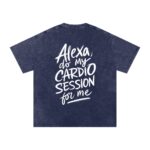 Alexa Do My Cardio Washed Oversized T-Shirt - Image 6