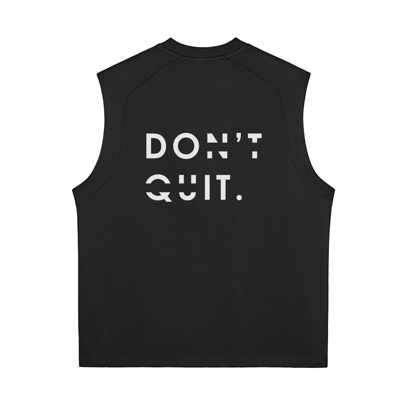 https://ajmall-vc-public-bucket.oss-us-west-1.aliyuncs.com/hugepod/material/custom_printing/246b4fb38c1c4b139ece0eadf4f4615a.png Don't Quit Sorona Quick-Dry Tank - Image 1
