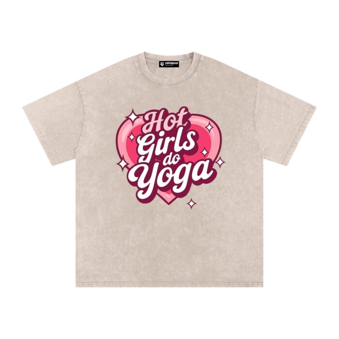 Hot Girls do Yoga Front Oversized