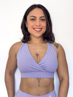 Crossover V-Neck Sports Bra Colors