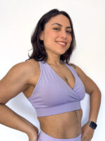 Crossover V-Neck Sports Bra Colors - Image 2