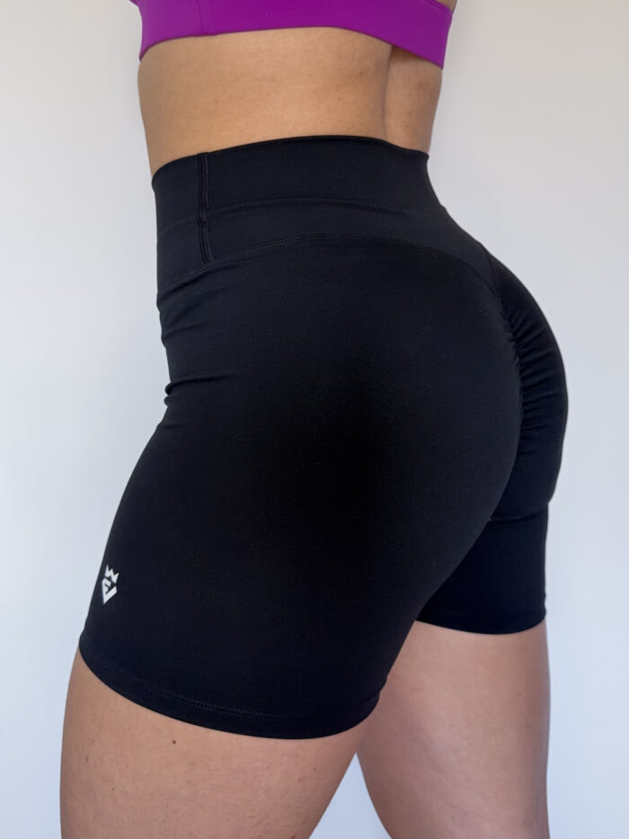 Scrunch High-Waisted Shorts