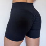 Scrunch High-Waisted Shorts