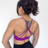 Diamond Strappy Criss Cross Sports Bra