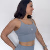 Diamond Spaghetti Strap Sports Bra