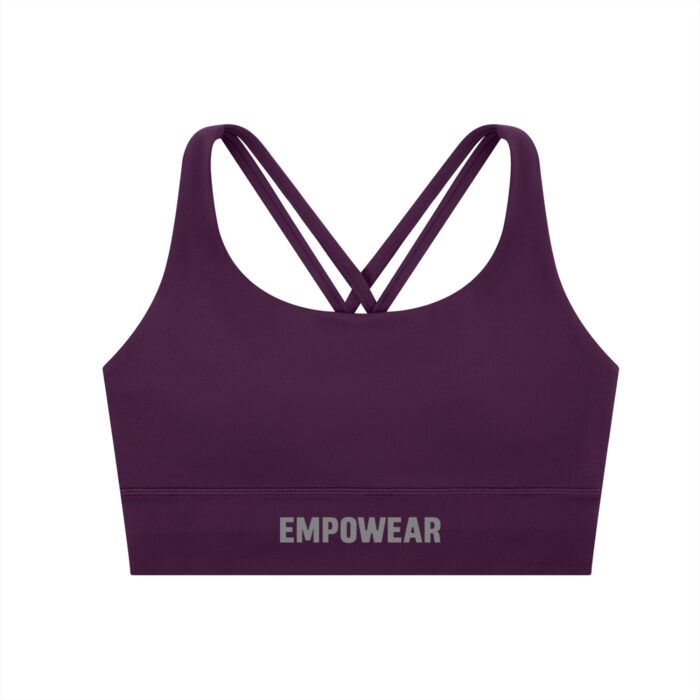 Empowear Criss-Cross Sports Bra Dark Empowear Criss-Cross Sports Bra Dark