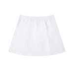 Diamond Striped Slit Skirt White - Image 3
