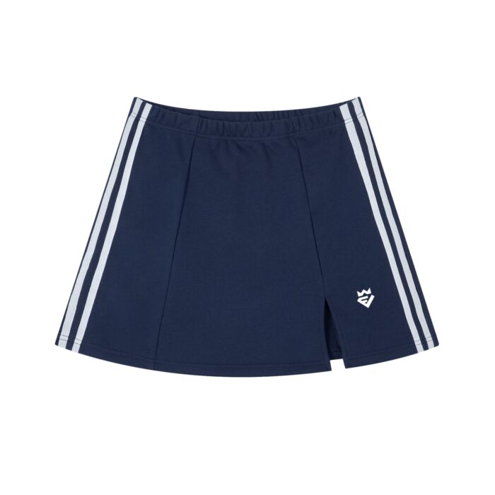 Diamond Striped Slit Skirt Dark Diamond Striped Slit Skirt Dark