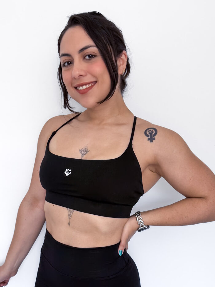Diamond Strappy Criss Cross Sports Bra