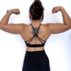 Diamond Strappy Criss Cross Sports Bra