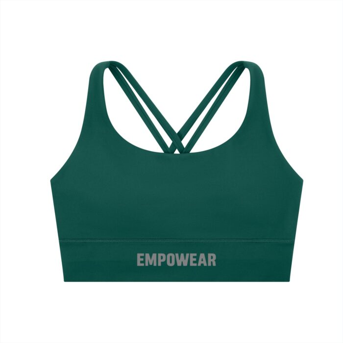 Empowear Criss-Cross Sports Bra Dark Empowear Criss-Cross Sports Bra Dark