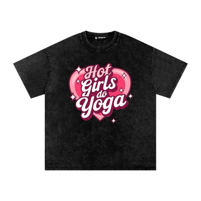 Hot Girls do Yoga Front Oversized