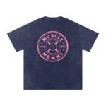 Muscle Mommy Plate Washed Oversized T-Shirt - Image 4