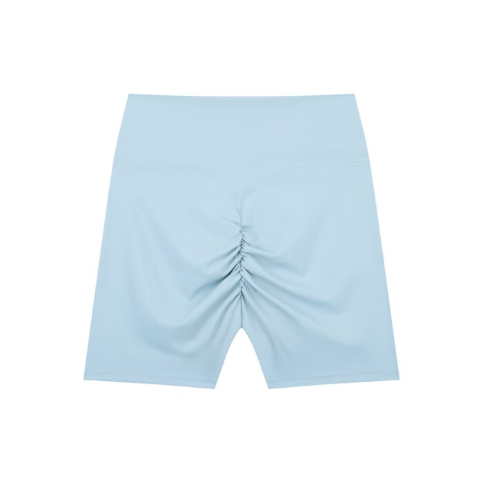 White Basic High-Waisted Shorts