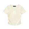 Hot Girl Club Ruched T-shirt