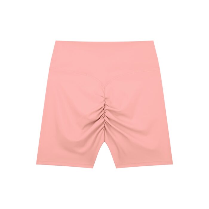 White Basic High-Waisted Shorts