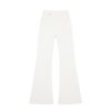 High-Waisted Flare Leggings White High-Waisted Flare Leggings White