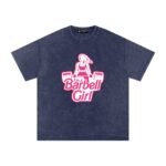 Barbell Girl Washed Oversized T-Shirt - Image 5
