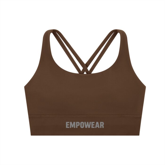 Empowear Criss-Cross Sports Bra Dark Empowear Criss-Cross Sports Bra Dark