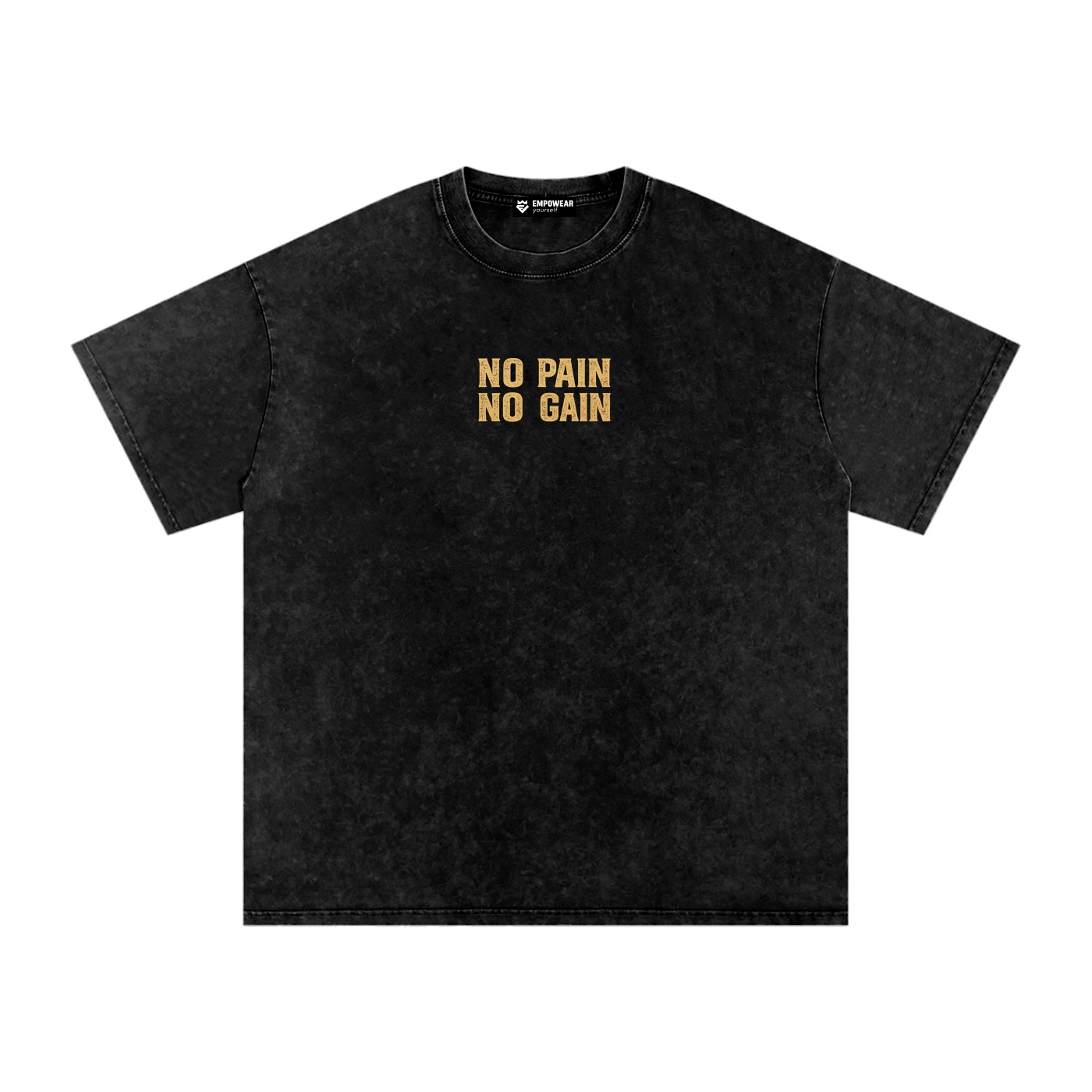 https://ajmall-vc-public-bucket.oss-us-west-1.aliyuncs.com/hugepod/material/custom_printing/c8f1a0c33f204966b8c02200d9ce80fc.png No Pain Dinosaur Double Print Washed Oversized T-Shirt - Image 1