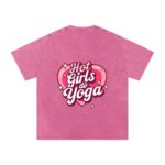 Girls Do Yoga Double Print Washed Oversized T-Shirt - Image 6