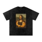 Monalisa Washed Oversized T-Shirt