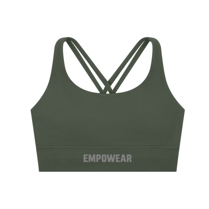 Empowear Criss-Cross Sports Bra Dark Empowear Criss-Cross Sports Bra Dark