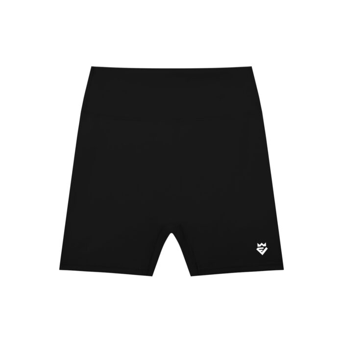 White Basic High-Waisted Shorts