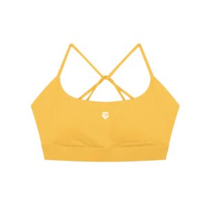 Diamond Strappy Criss Cross Sports Bra