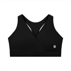 Crossover V-Neck Sports Bra Colors