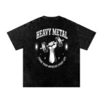 Heavy Metal Washed Oversized T-Shirt