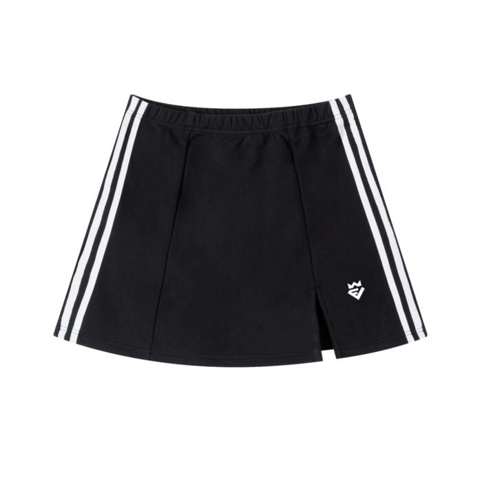 Diamond Striped Slit Skirt Dark Diamond Striped Slit Skirt Dark