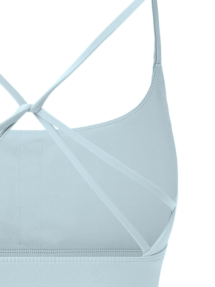 Diamond Strappy Criss Cross Sports Bra