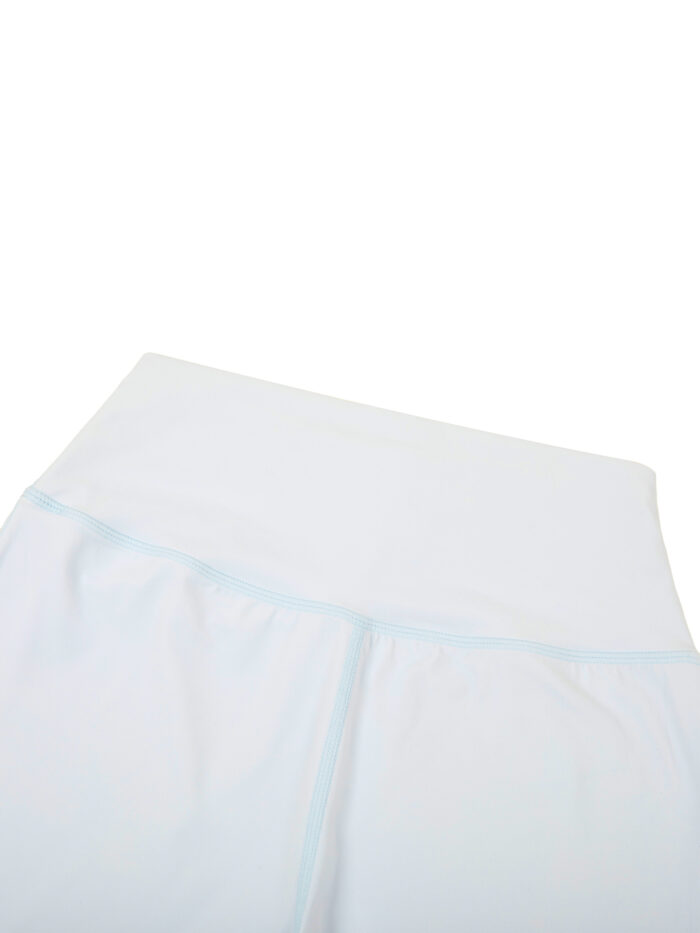 High-Waisted Flare Leggings White High-Waisted Flare Leggings White