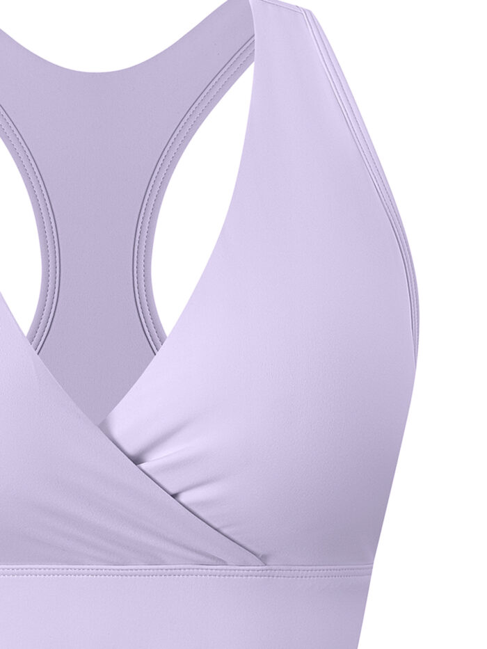 Crossover V-Neck Sports Bra Colors - Image 8