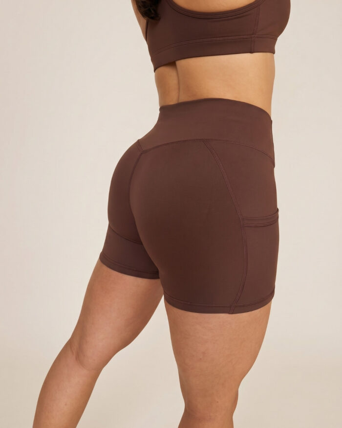 High-Waisted Pocket Shorts