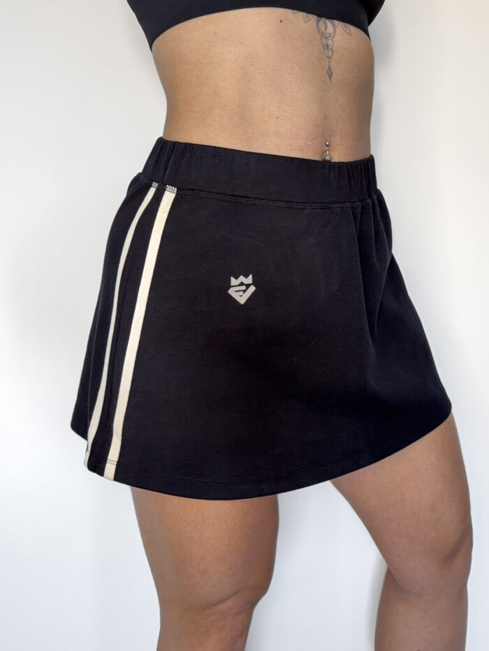 Diamond Taped Performance Short Skirt
