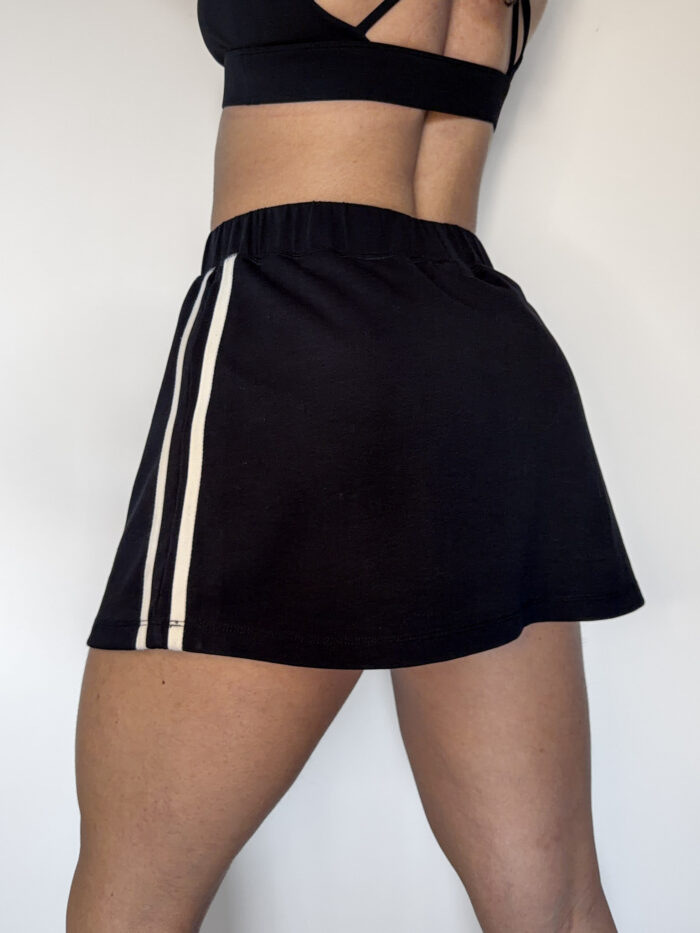 Diamond Taped Performance Short Skirt