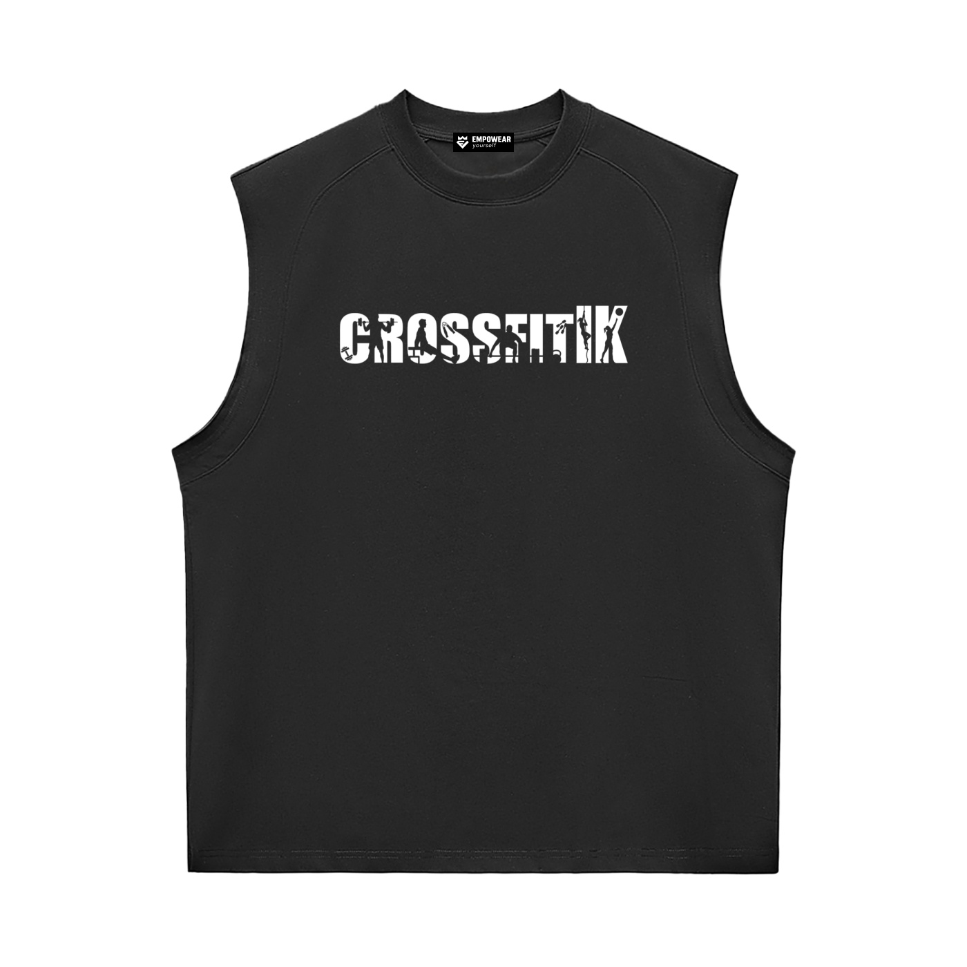 https://ajmall-vc-public-bucket.oss-us-west-1.aliyuncs.com/hugepod/material/custom_printing/504e77e1a5b4436b9e9f59c8294a2a31.png CrossfitIK Dark Sorona Quick-Dry Tank - Image 1