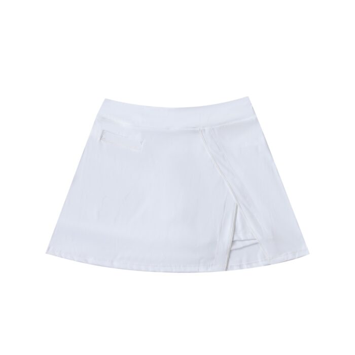 High-Waist Pocketed Short Skirt
