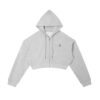 Core Cropped Zip Hoodie