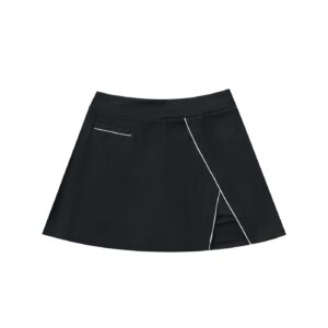 High-Waist Pocketed Short Skirt