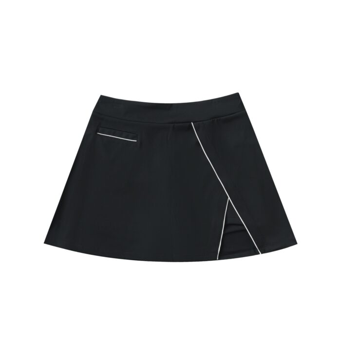 High-Waist Pocketed Short Skirt