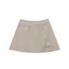 High-Waist Pocketed Short Skirt Light Coffee High-Waist Pocketed Short Skirt Light Coffee