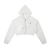 Core Cropped Zip Hoodie